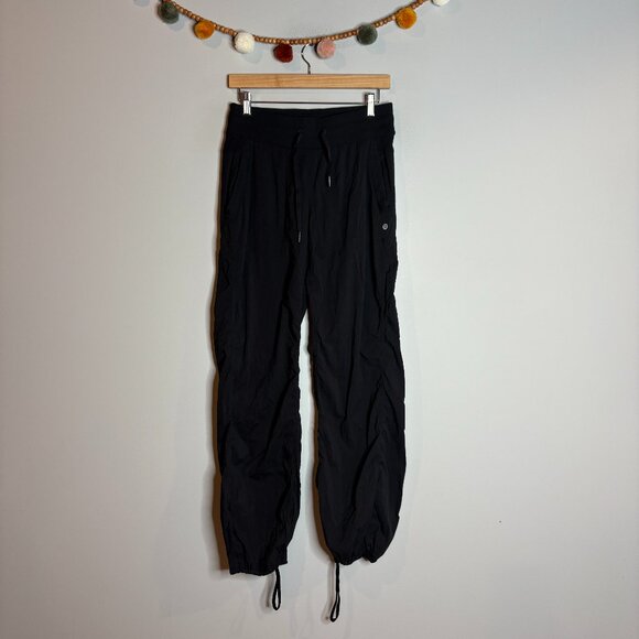 Lululemon black striped Dance Studio pants - Picture 1 of 4